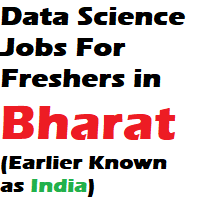 data science jobs for freshers
