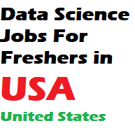 data science jobs for freshers in usa